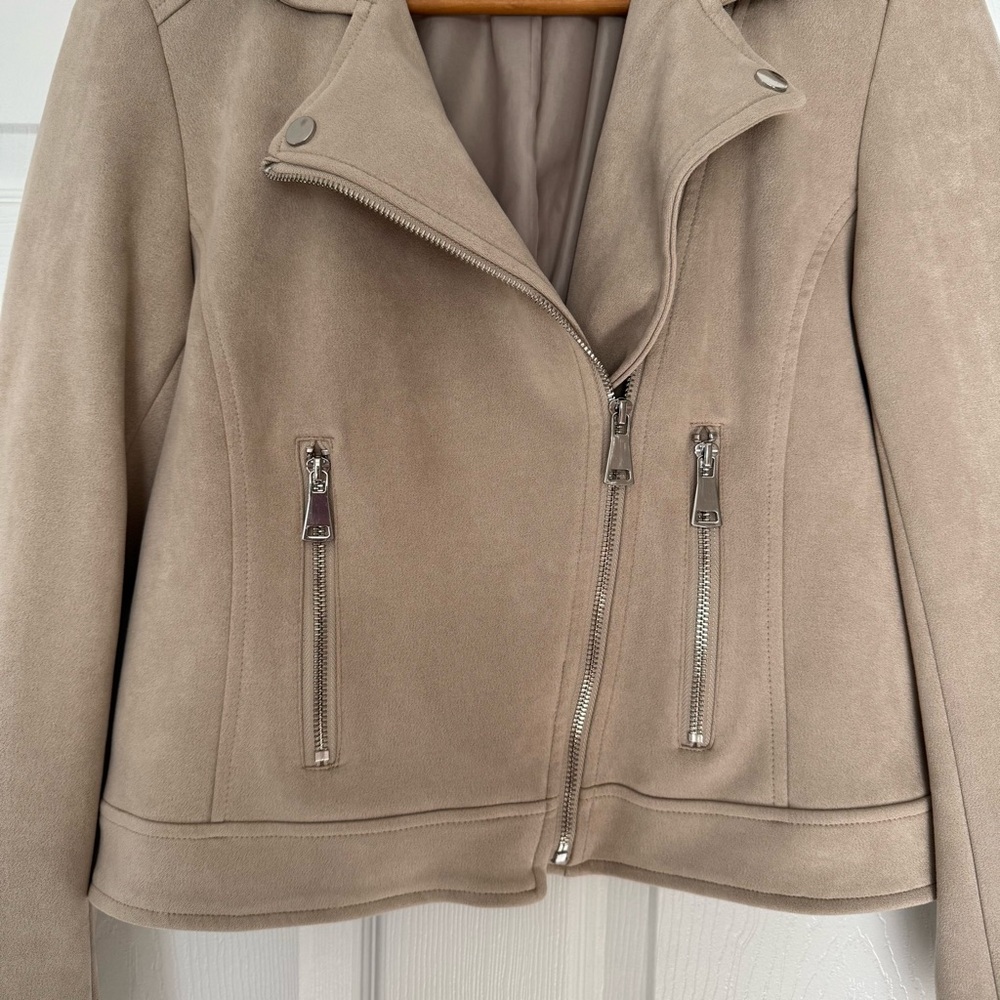 Philosophy faux suede leather jacket - Picture 3 of 10